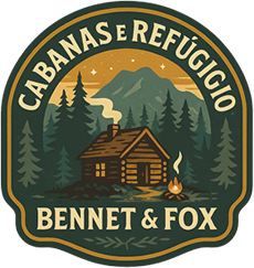 Logotipo Cabanas e Refúgios Bennet & Fox